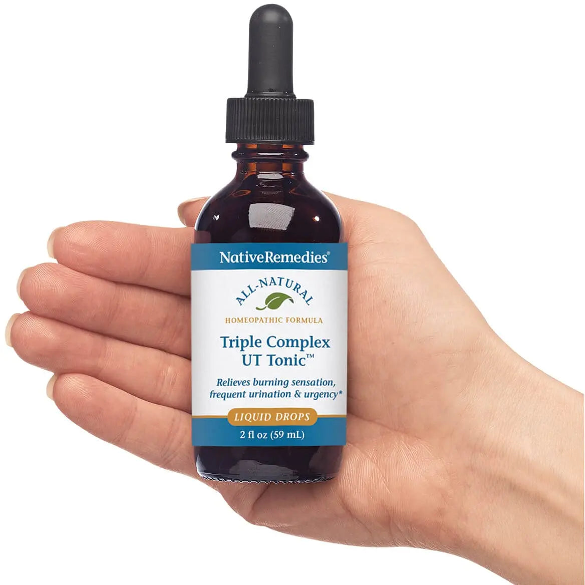 Native Remedies Triple Complex UT Tonic - Natural Homeopathic Formula to Relieve Bladder Irritation, Burning Sensation, Frequent Urination and Urgency - 59 mL Native RemediesBuy Supplements Australia