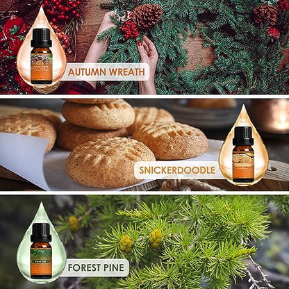 Autumn Fragrance Oil Set, Premium Fall Essential Oils for Diffuser and Candle Making -Cinnamon ARVIDSSONBuy Supplements Australia