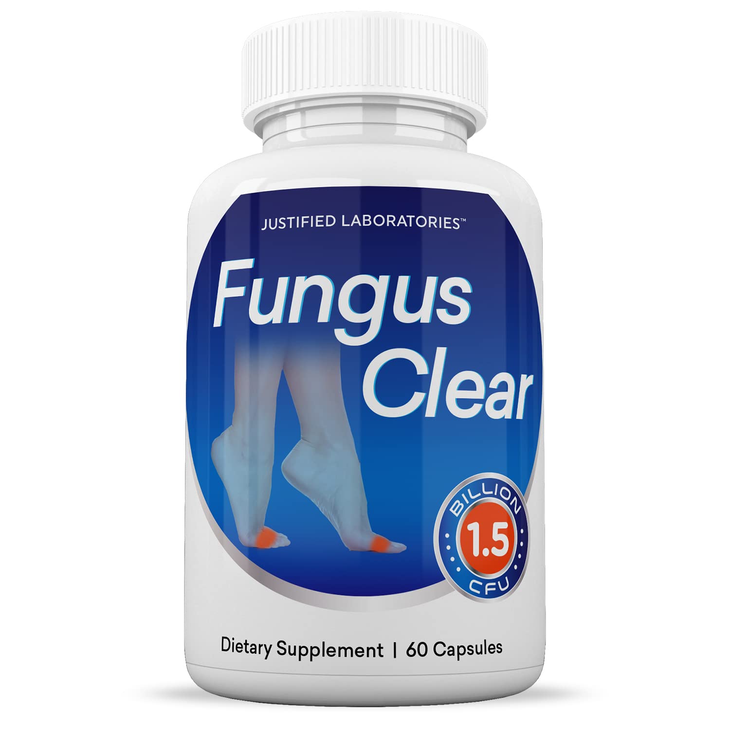 Justified Laboratories (2 Pack) Fungus Clear 1.5 Billion CFU Probiotic Pills 120 Capsules Justified LaboratoriesBuy Supplements Australia