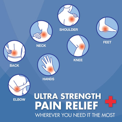 HealthWise Pain Relief Cream | Ultra OTC Strength | 4% Camphor + 10% Menthol + 30% Methly Saliclylate | Non-Greasy Formula | 4.0 Oz | Topical Analgesic HealthWiseBuy Supplements Australia