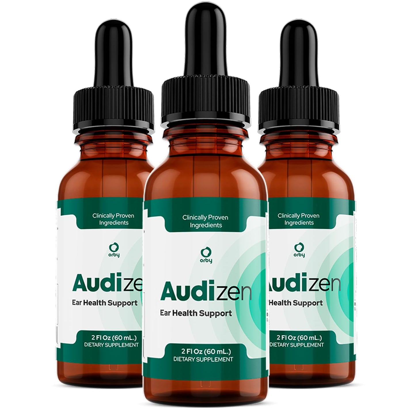 Audizen Drops – Natural Daily Liquid Supplement with Herbal Extracts, Maca Root, Green Tea, Grape Seed & Ginseng – Non-GMO, Gluten-Free, Plant-Based, GMP Certified, Made in USA - 30ml, 3 Month Supply OrbyBuy Supplements Australia