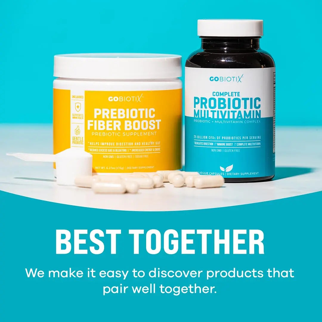 GOBIOTIX Multivitamin with Probiotics and Digestive Enzymes - 25 Billion CFU - Digestive Health, Probiotics for Women and Men GOBIOTIXBuy Supplements Australia