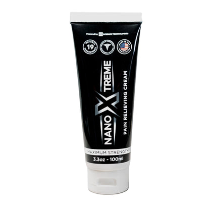 NANOXTREME Pain Relief Cream – Fast-Acting Topical for Muscle, Joint & Nerve Deep-Absorbing, Long-Lasting Formula with Natural Ingredients – Cooling Sensation – 3.3oz Tube – Made in USA NANOXTREMEBuy Supplements Australia