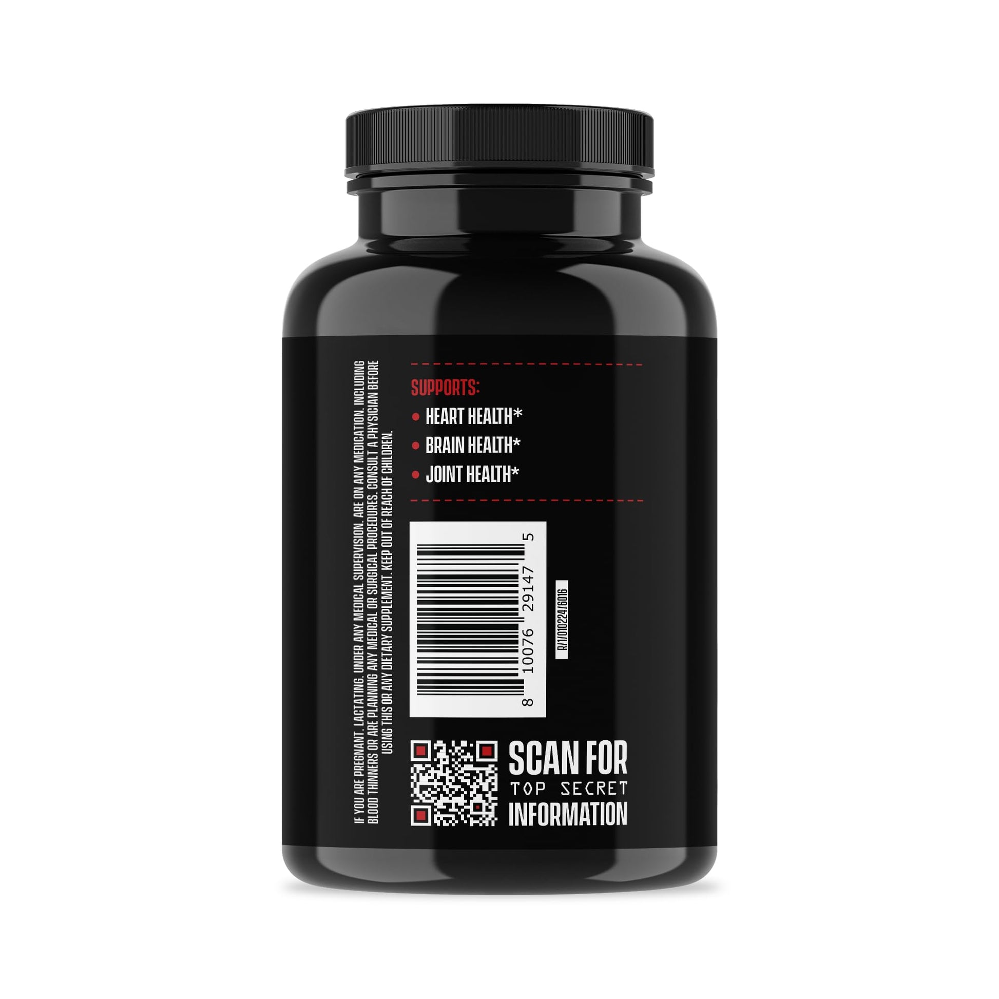Jocko Fuel Omega 3 Fish Oil Supplement 2000mg - Burpless Fatty Acid Supplement, Wild Caught, Powerful Antioxidant with Astaxanthin (60 Capsules) Jocko FuelBuy Supplements Australia