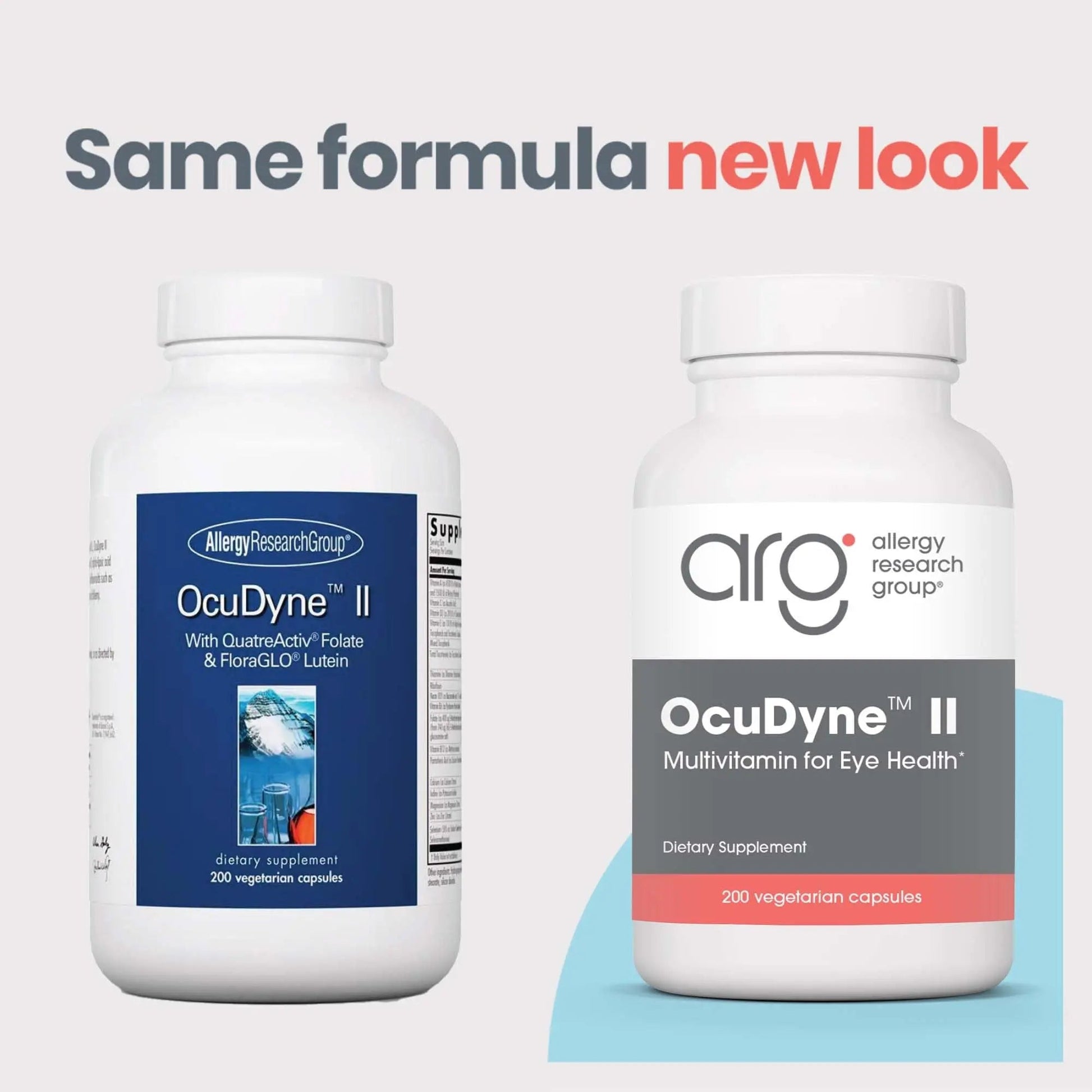 Allergy Research Group OcuDyne II Supplement - Eye Support Vitamins for Vision, Eye Health for Adults, Vision Support, Multivitamin Formula Allergy Research GroupBuy Supplements Australia