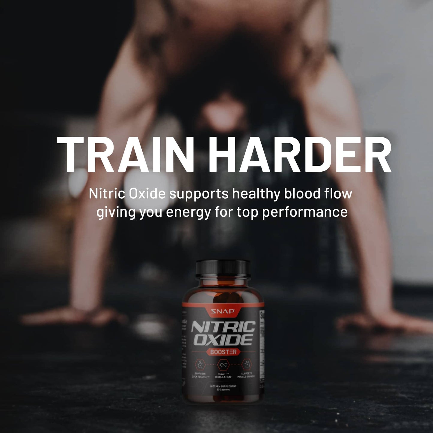 Snap Supplements Nitric Oxide Booster, Nitric Oxide Supplement for Blood Circulation Snap SupplementsBuy Supplements Australia