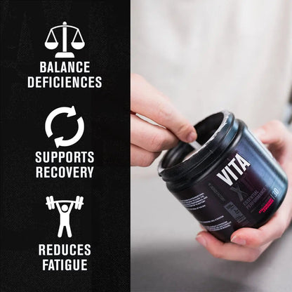 Jacked Factory Vita XT Performance Vitamin Powder - Daily Multivitamin Powder for Men with KSM-66 Ashwagandha, Prebiotic Fiber Jacked Factory