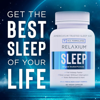 Relaxium Sleep Aid, 30-Day Supply, Dietary Supplement for Better Sleep RelaxiumBuy Supplements Australia