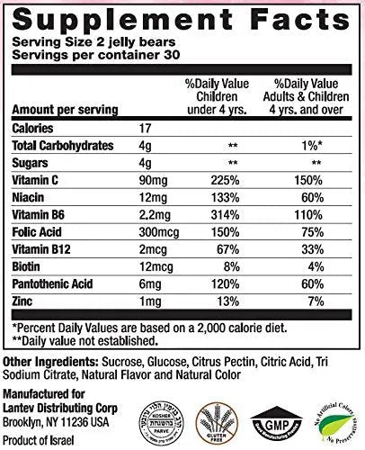 Navitco. Kosher NutriBear Multi Vitamin Great Tasting Jellies - 60 Bears NavitcoBuy Supplements Australia