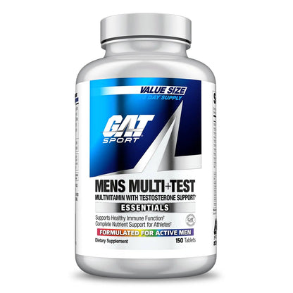GAT SPORT Men's Multi + Test, Premium Multivitamin Tablets (150 Count) GAT SPORTBuy Supplements Australia