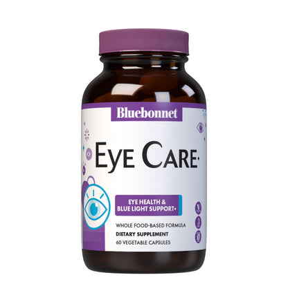 Bluebonnet Nutrition Eye Care Macular & Blue, Eye Health & Blue Light Support*, Vegan, Kosher-Certified, Gluten-Free, Dairy-Free, 60 Vegetable Capsules, 30 Servings BlueBonnetBuy Supplements Australia