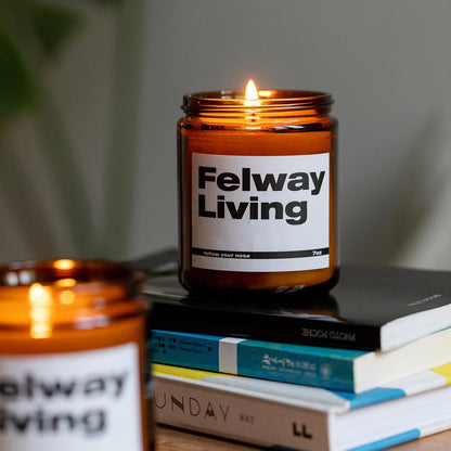 FELWAY Vanilla Scented Candle, Organic Soy Candle for Home Scented, 7 oz Long Lasting, Gift for Women's FELWAYBuy Supplements Australia