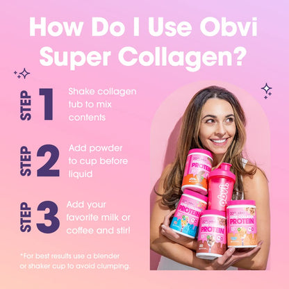 Obvi Collagen Peptides, Protein Powder, Keto, Gluten and Dairy Free, Hydrolyzed Grass ObviBuy Supplements Australia