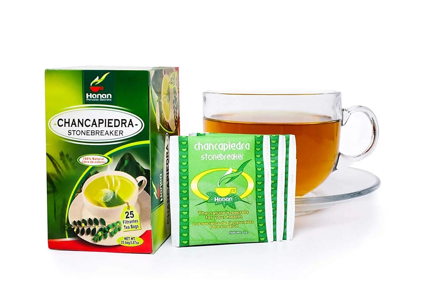 Stone Breaker Chanca Piedra Herbal Tea - 100% Naural from Peru ( 25 Tea Bags ) Natural Kidney Cleanse & Gallbladder Stones Support– Detoxify Urinary Tract, Flush Impurities, Clear Urinary System WugunyBuy Supplements Australia