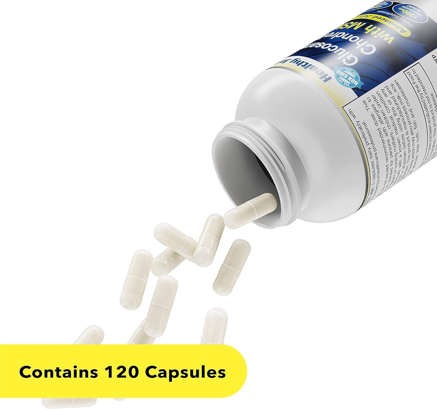 Healthy Joints System Glucosamine Chondroitin MSM Supplement for Joint & Bone Health - 120 Capsules | Joint Support & Discomfort Relief for Back, Knees, Hands Healthy Joints SystemBuy Supplements Australia