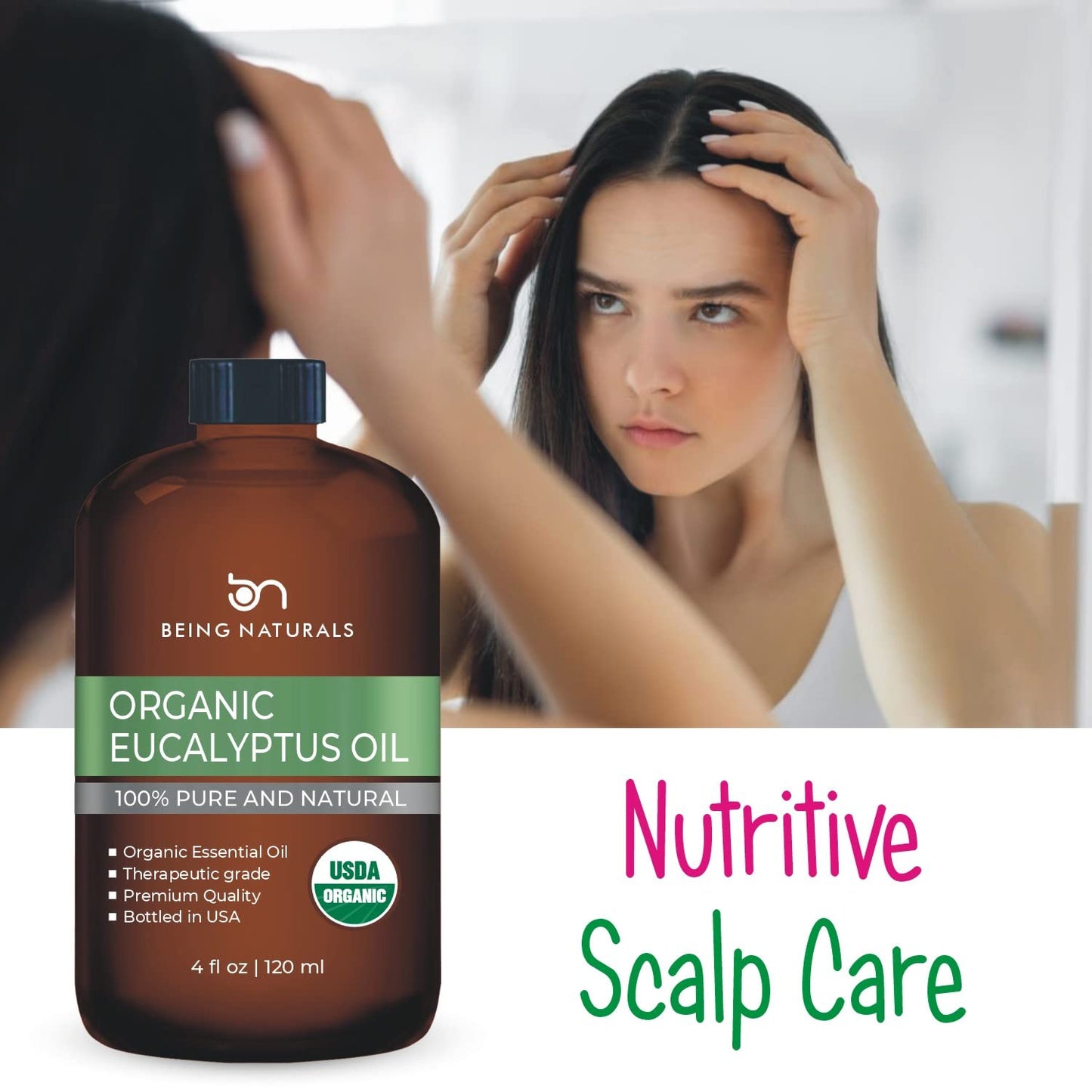 Organic Eucalyptus Essential Oil - Huge 4 FL OZ - 100% Pure & Natural – Premium Natural Oil Being NaturalsBuy Supplements Australia