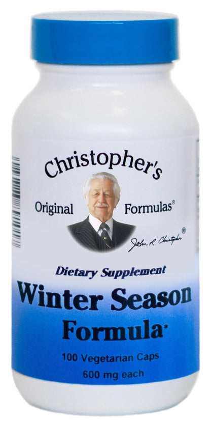Christopher's Original Formulas Winter Season Formula, 100 Vegetarian Capsules Christopher's Original FormulasBuy Supplements Australia
