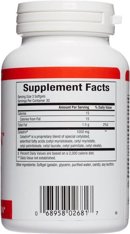 Natural Factors, Celadrin Joint Health, Promotes Flexibility, Mobility and Joint Function, 90 Softgels Natural FactorsBuy Supplements Australia