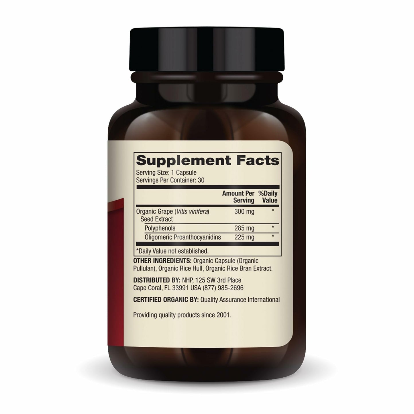 Dr. Mercola Organic Blood Pressure Support - Supports Healthy Circulation - High-Potency Grape Seed Extract - Non-GMO & Soy-Free - 30 Capsules (30 Servings) Dr. MercolaBuy Supplements Australia