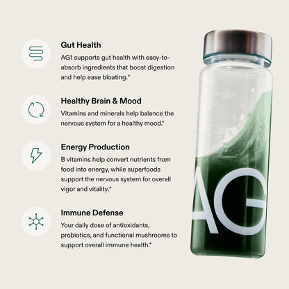 AG1 Athletic Greens Powder Supplement, Improve Gut Health, Multivitamin, Probiotic, Gluten Free, Vegan and Keto Friendly, 75 Vitamins (Travel Packs, 14 Count) - Classic Formula AG1Buy Supplements Australia