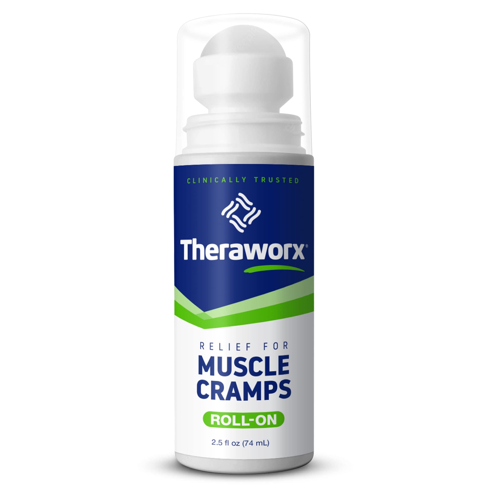 Theraworx Relief for Muscle Cramps Roll-On Fast-Acting Muscle Spasm, Leg Soreness with Magnesium Sulfate - 2.5 oz - 1 Count TheraworxBuy Supplements Australia