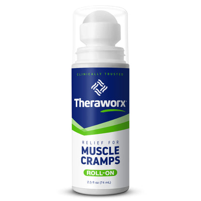Theraworx Relief for Muscle Cramps Roll-On Fast-Acting Muscle Spasm, Leg Soreness with Magnesium Sulfate - 2.5 oz - 1 Count TheraworxBuy Supplements Australia