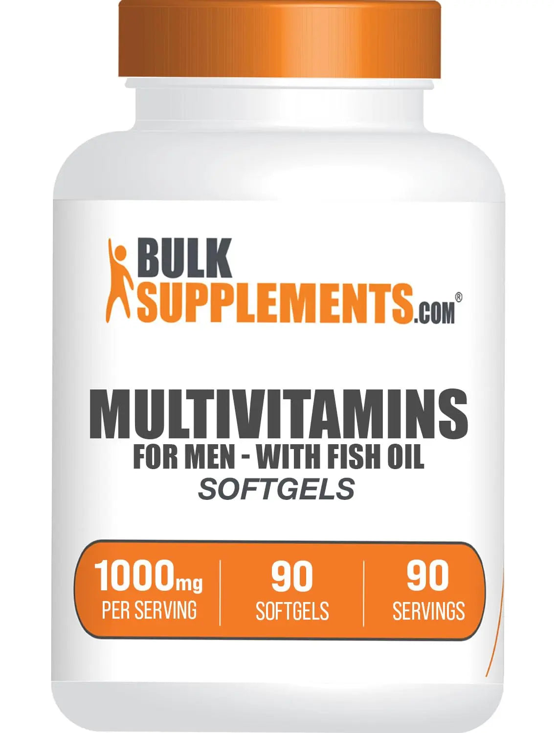 BulkSupplements.com Multivitamin for Men Softgels - Daily Multivitamin, Multimineral Supplement, with Fish Oil BulkSupplementsBuy Supplements Australia