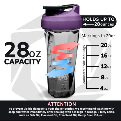 HELIMIX 2.0 Vortex Blender Shaker Bottle Holds upto 28oz | No Blending Ball or Whisk HELIMIXBuy Supplements Australia
