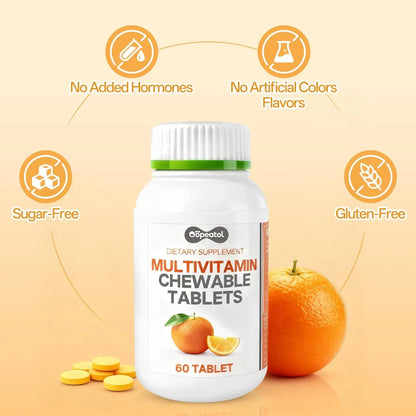 Oopeatol Multivitamin for Adults with Vitamin C, D3 & B Vitamins | Daily Increase Body Protection, Energy & Bone and Joint Equilibrium and Health | OopeatolBuy Supplements Australia
