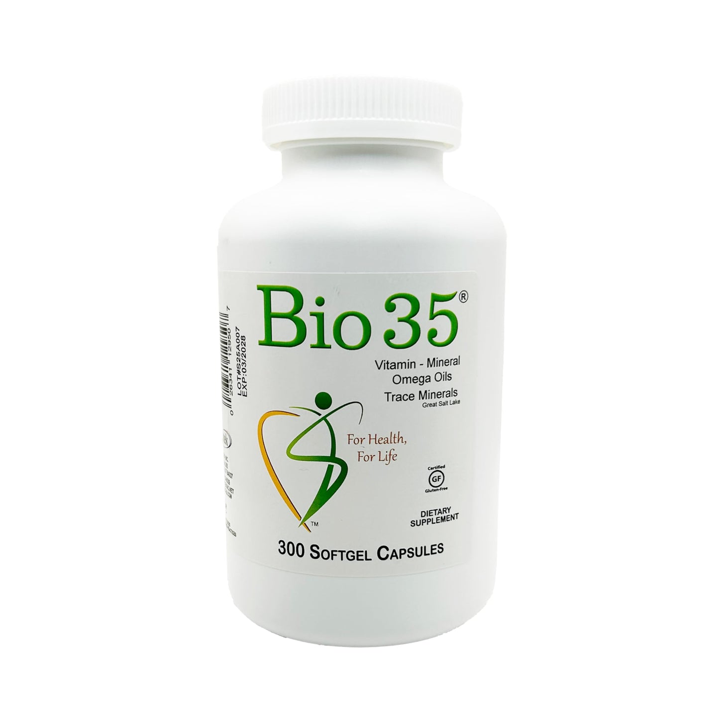 Bio35 / 300 sg Original, Gluten Free, Daily Multivitamin for Men & Women Wellness – Bio35 High Potency Softgel with Trace Minerals, Multi Vitamins for Immune Support, Digestion, & Energy, Biotek, For Health, For LifeBuy Supplements Australia
