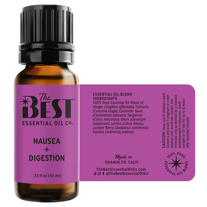 The Best Nausea + Digestion Essential Oil Blend- Premium Grade- 100% Pure & Natural for Aromatherapy The Best Essential Oil CoBuy Supplements Australia