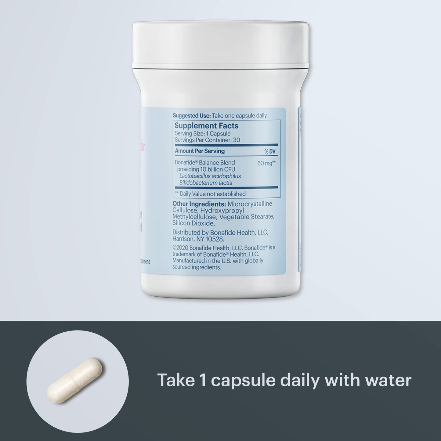 Bonafide Essentials Gut Probiotic for Digestive Health and Immunity – Women’s Daily Supplement – 30 Capsules (1-Month Supply) BonafideBuy Supplements Australia