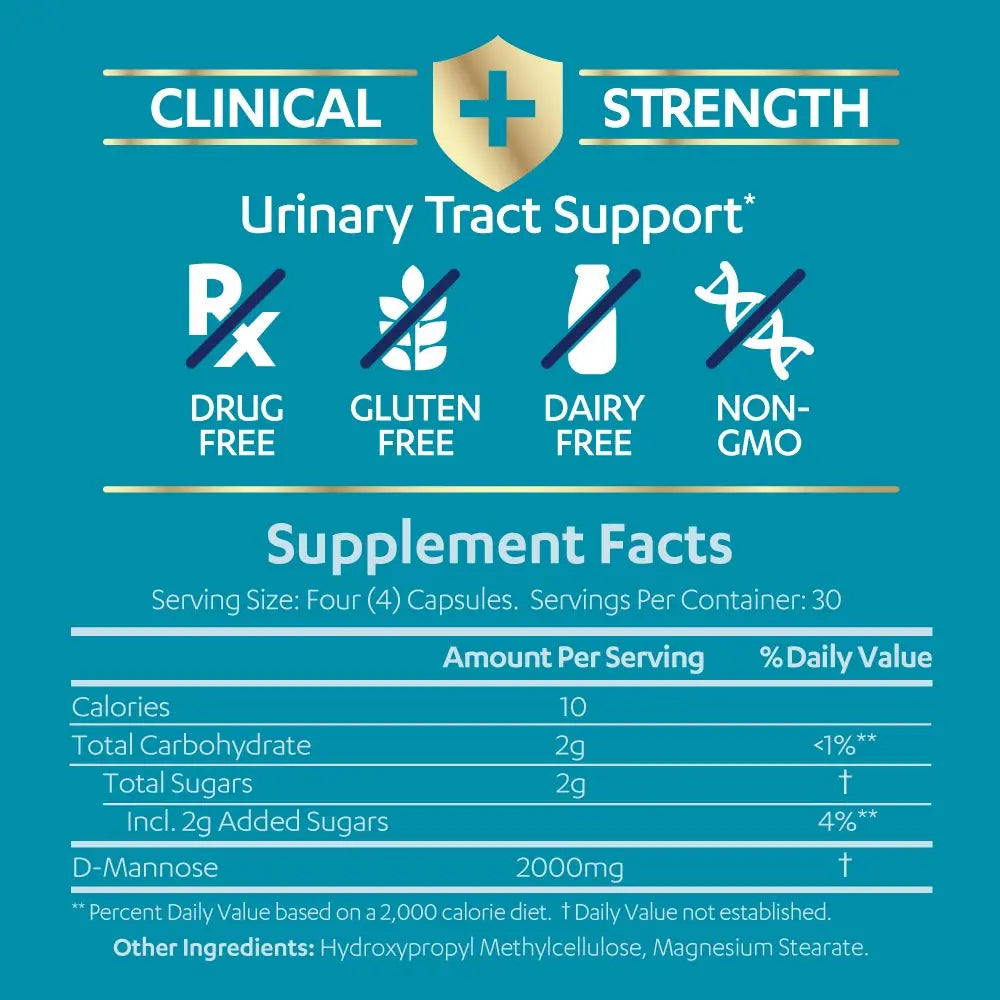 AZO D Mannose Urinary Tract Health, Cleanse, Flush & Protect The Urinary Tract & Cranberry Urinary Tract Health Supplement, 1 Serving = 1 Glass of Cranberry Juice, Sugar AZOBuy Supplements Australia