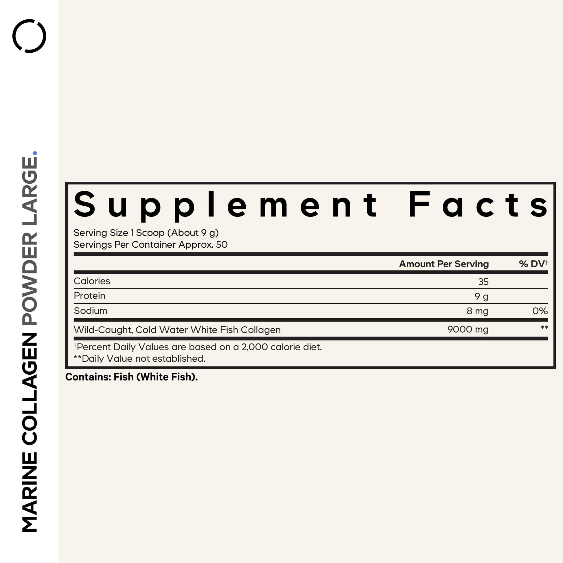 Codeage Marine Collagen Powder - Wild-Caught Hydrolyzed Fish Collagen Peptides - Type 1 & 3 Collagen Protein Supplement - Amino Acids for Skin, Hair, Nails - Paleo Friendly, Non-GMO, 15.87 Ounces CodeageBuy Supplements Australia