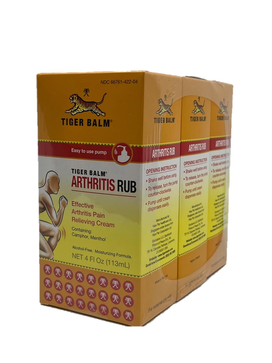 Tiger Balm Arthritis Rub 3-Pack Tiger BalmBuy Supplements Australia