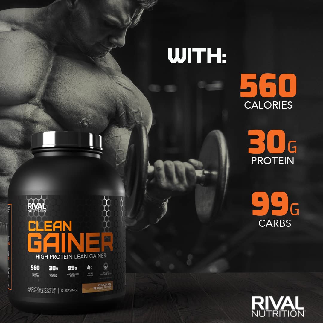 Rivalus Clean Gainer - Cookies & Cream, 5lbs RivalusBuy Supplements Australia