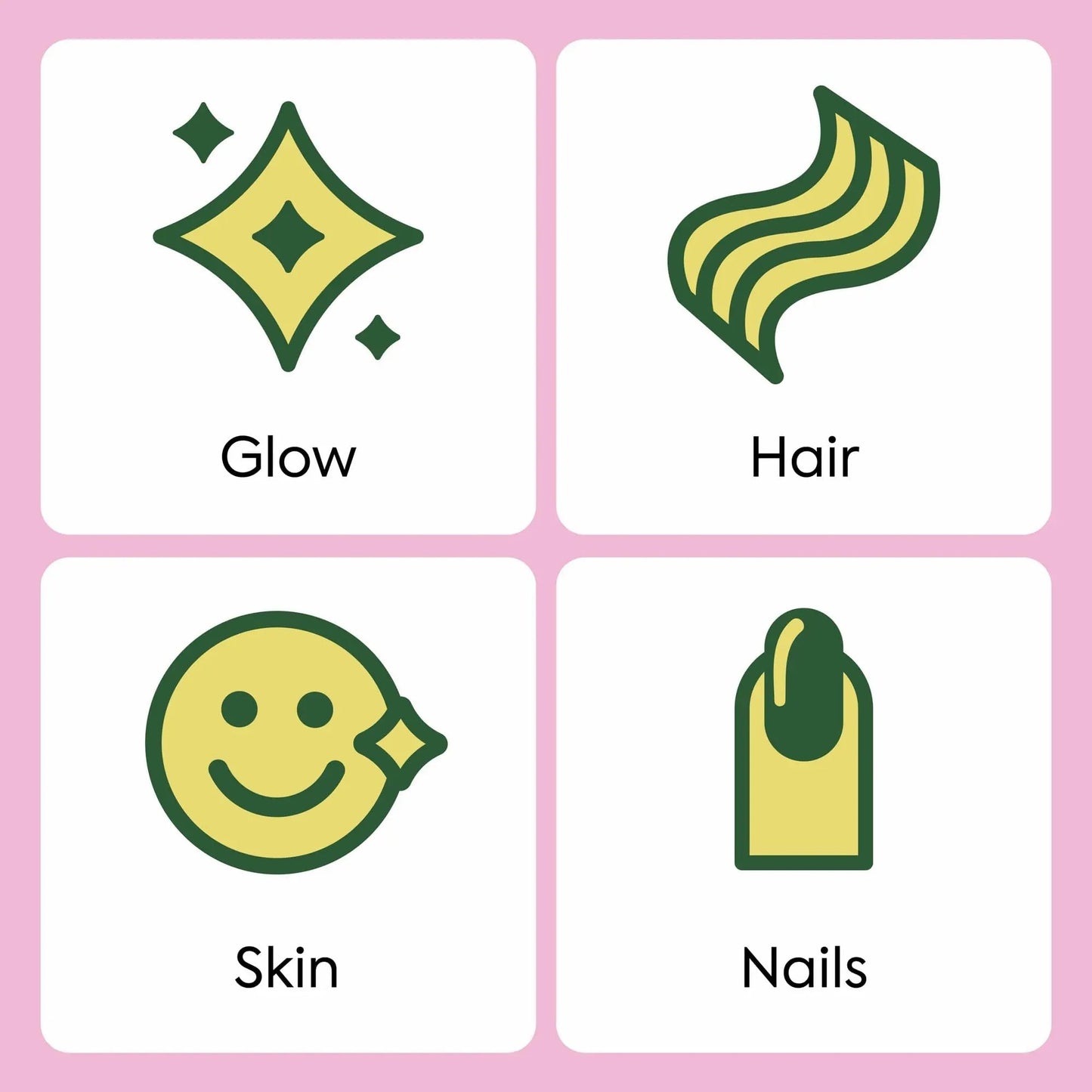 Plant People WonderBeauty Hair, Skin & Nails Rejuvenation Gummies with Tremella Mushroom, Marine Collagen Peptides Plant People