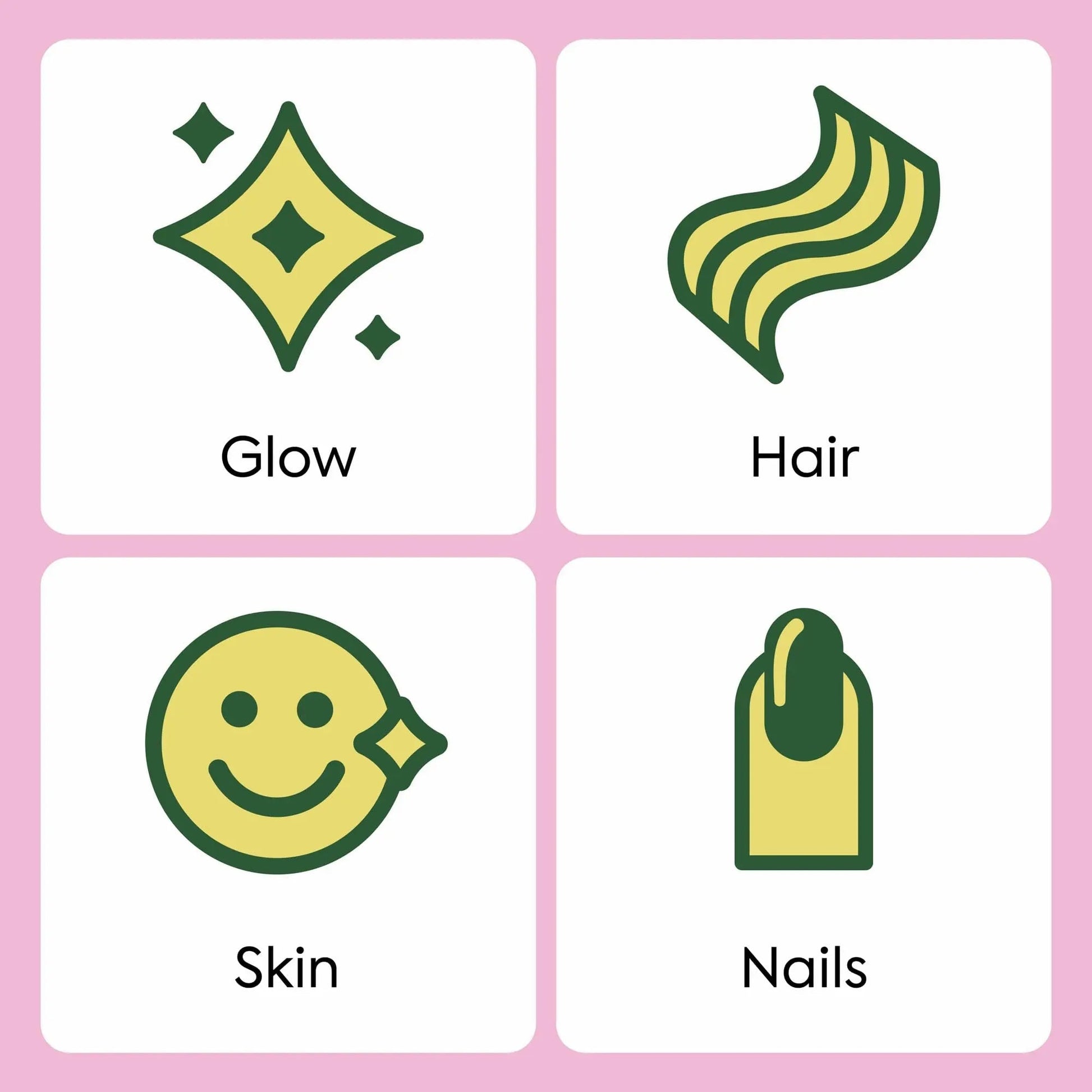 Plant People WonderBeauty Hair, Skin & Nails Rejuvenation Gummies with Tremella Mushroom, Marine Collagen Peptides Plant People