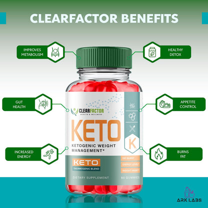 (5 Pack) Clear Factor Gummies, Clear Factor ACV Gummies, Clear Factor Gummy Ark LabsBuy Supplements Australia