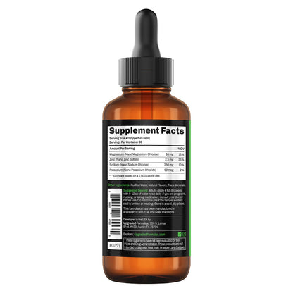 Upgraded Formulas Upgraded Charge Optimal Electrolyte Blend with Liquid Nano Minerals Dietary Supplement, 4 Fluid Ounces