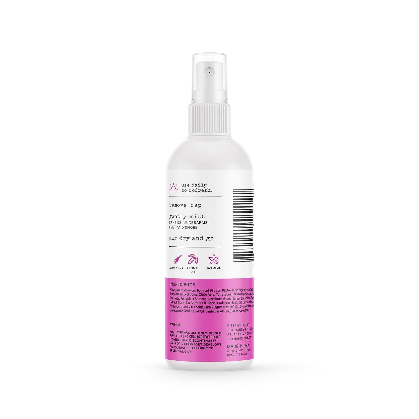 The Honey Pot Company - Refreshing and Restorative Panty and Body Plant-Derived Deodorant Spray The Honey Pot CompanyBuy Supplements Australia