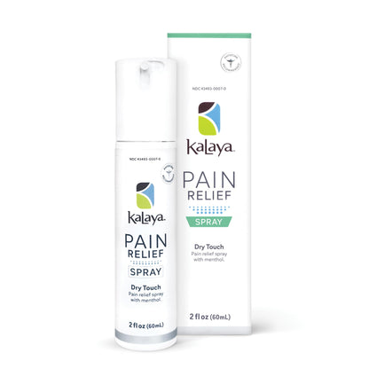 Kalaya Pain Relief Spray - Fast-Acting, Quick-Drying Muscle Rub for Joint Pain Relief and Muscle Pain - with Eucalyptus, Menthol, Methyl Salicylate, Camphor - Ideal for Easing Back Pain - 2 oz Kalaya NaturalsBuy Supplements Australia