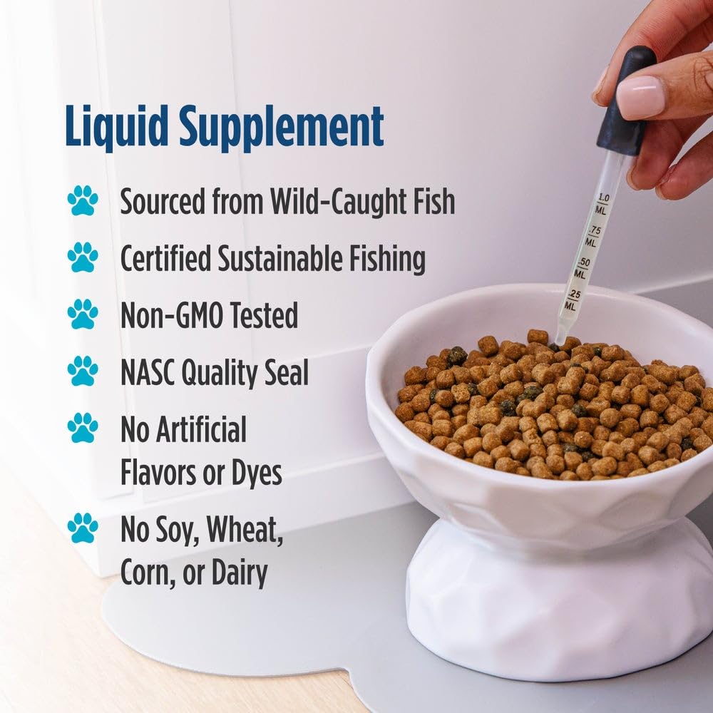Nordic Naturals Omega-3 Cat, Unflavored - 2 oz - 304 mg Omega-3 Per One mL - Fish Oil for Cats with EPA & DHA - Promotes Heart, Skin, Coat, & Immune Health - Non-GMO Nordic NaturalsBuy Supplements Australia
