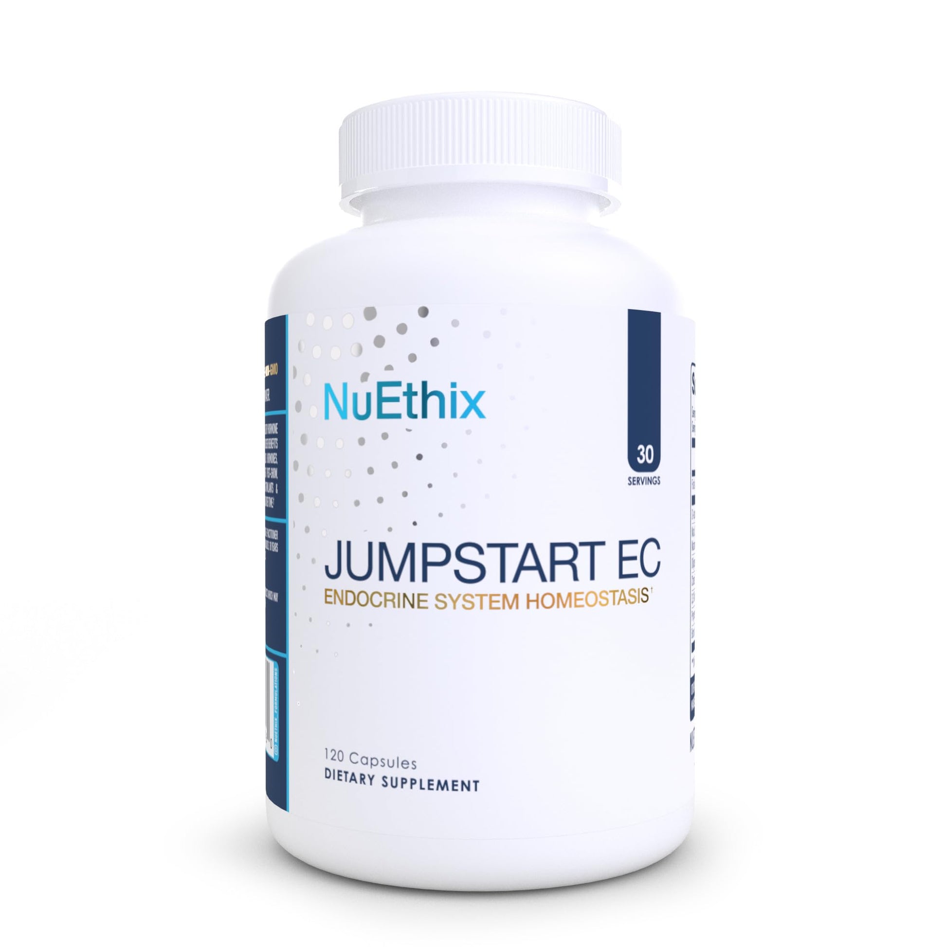 NuEthix Formulations Jumpstart EC, Endocrine System Homeostasis Dietary Supplement, 120 Capsules NuEthix FormulationsBuy Supplements Australia