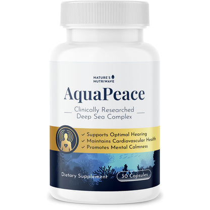 Nature’s NutriWave AquaPeace – Aqua Peace Caps Daily Marine-Based Supplement with Seaweed & Algae Extracts – Clean, Stimulant-Free Formula – Non-GMO, Made in USA - 30 Capsules, 1 Month Supply Nature’s NutriWaveBuy Supplements Australia