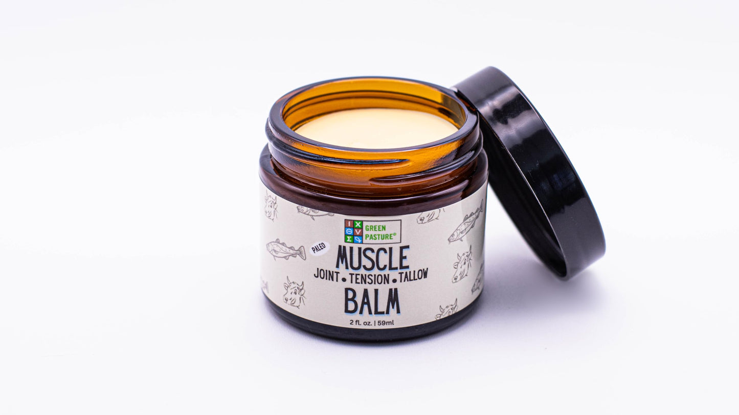 Green Pasture Muscle Balm (Muscle Balm, 2, Fl Oz), Cream Green PastureBuy Supplements Australia
