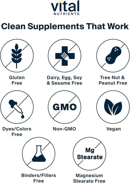 Vital Nutrients Once Daily Multivitamin | Vegan Multi for Women & Men | Allergen-Free | 19 Essential Vitamins + Antioxidants for Eye and Heart Health | Vital NutrientsBuy Supplements Australia