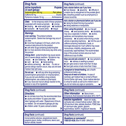 Midol Complete Gelcaps 24ct: Midol Complete Menstrual Pain Relief Gelcaps with Acetaminophen MidolBuy Supplements Australia